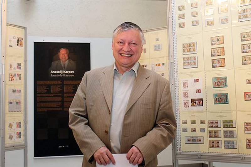 Anatoly Karpov is a Russian and former Soviet chess grandmaster. A famous collecor of postage stamps.