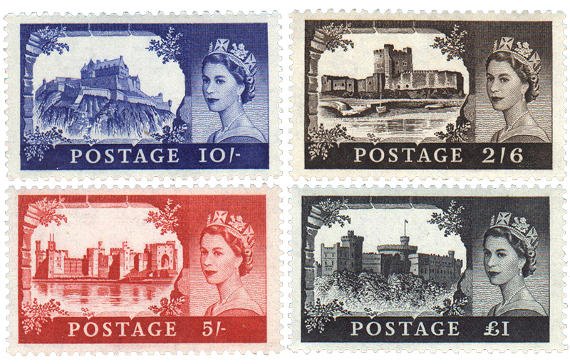History of British postage stamps