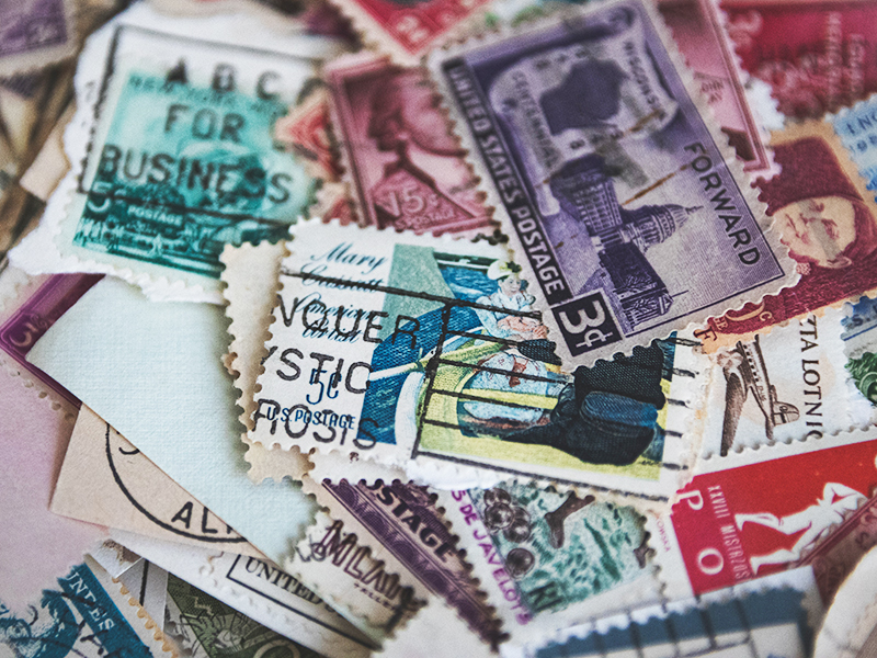 How to collect used stamps