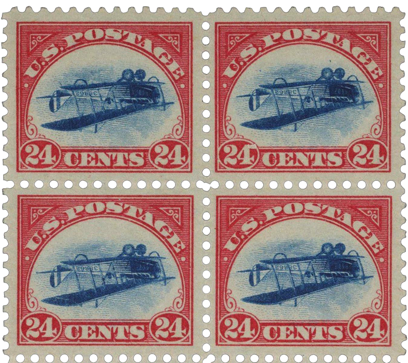 The Inverted Jenny rare stamp