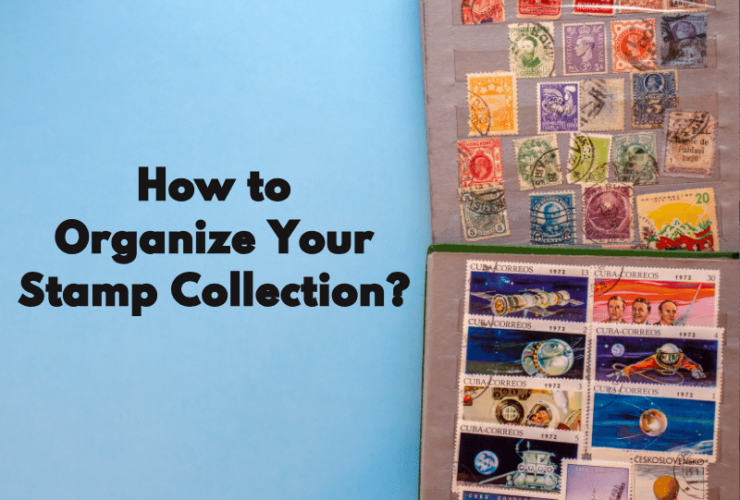 how do you organize a stamp collection